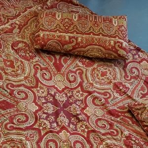 Twin Pottery Barn Duvet Cover and Pillow Cover